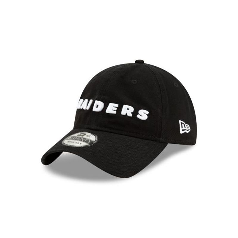 NFL Las Vegas Raiders Core Classic 9Twenty Adjustable (HHZ7658) - Black New Era Caps